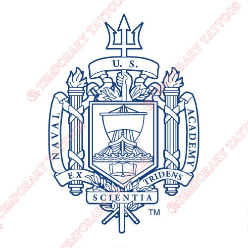 Navy Midshipmen Customize Temporary Tattoos Stickers NO.5351